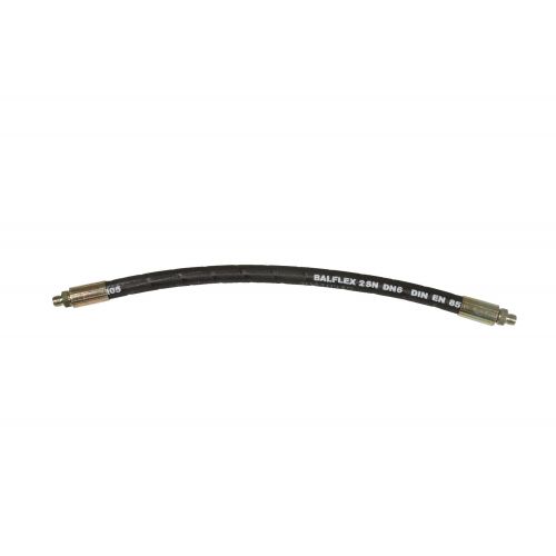 Racor flexible con doble trenza de acero y boquilla TF-8 350 mm